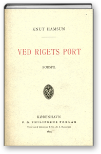 Ved rigets port Knut Hamsun